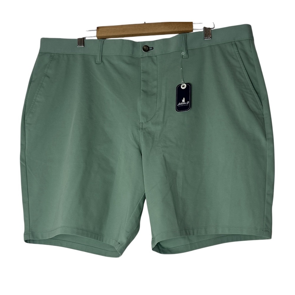 New Johnnie-O Jupiters Natural Performance Shorts Mens 38 Jungle Green casual